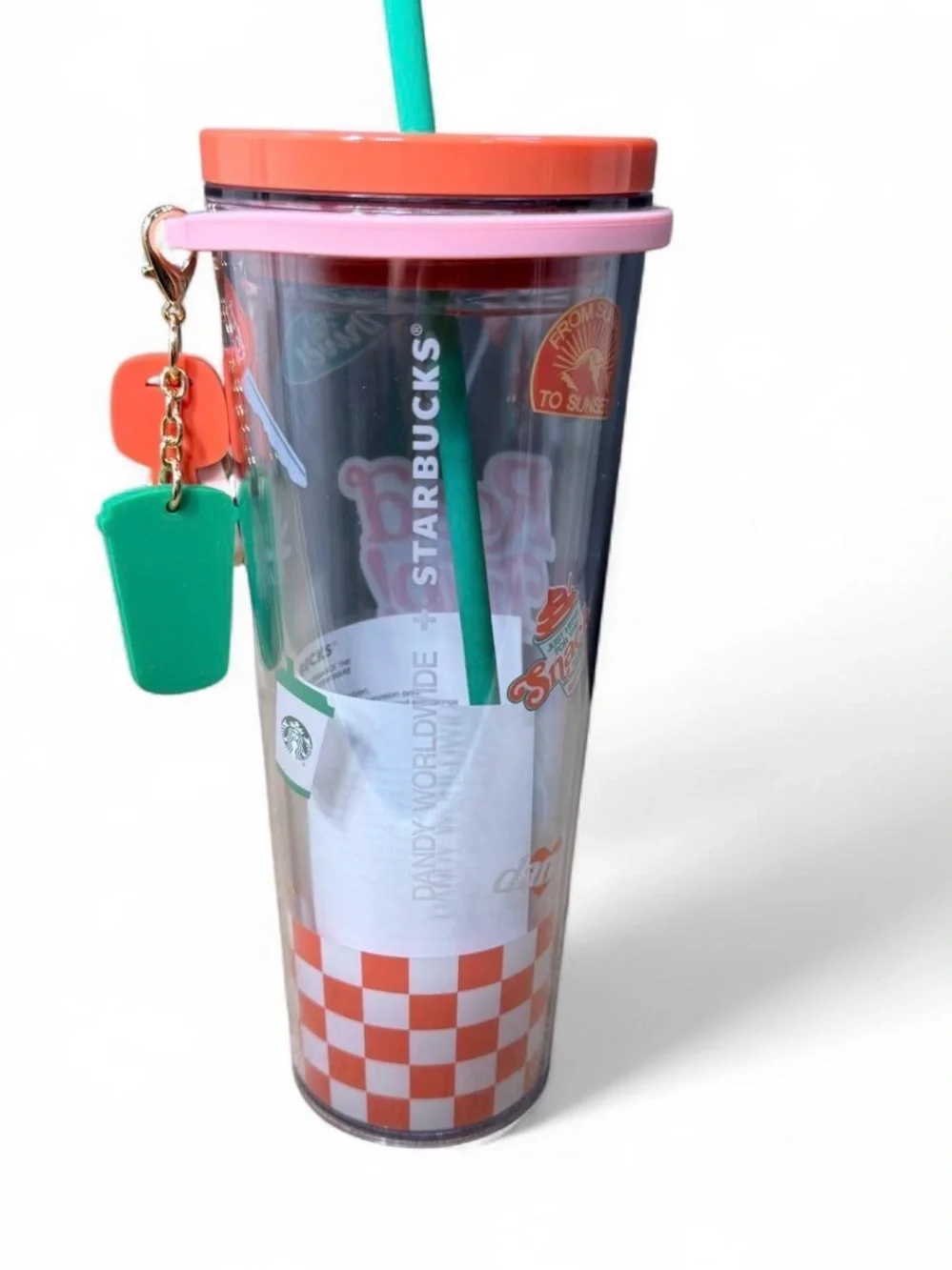 DANDY WORLDWIDE + Starbucks Road Trip! Red & Green Travel Cup